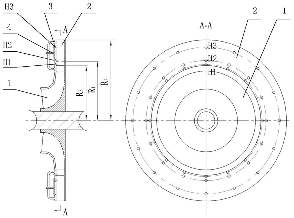 Adjustable self-circulation air injection stability expanding structure and centrifugal compressor with stability expanding structure