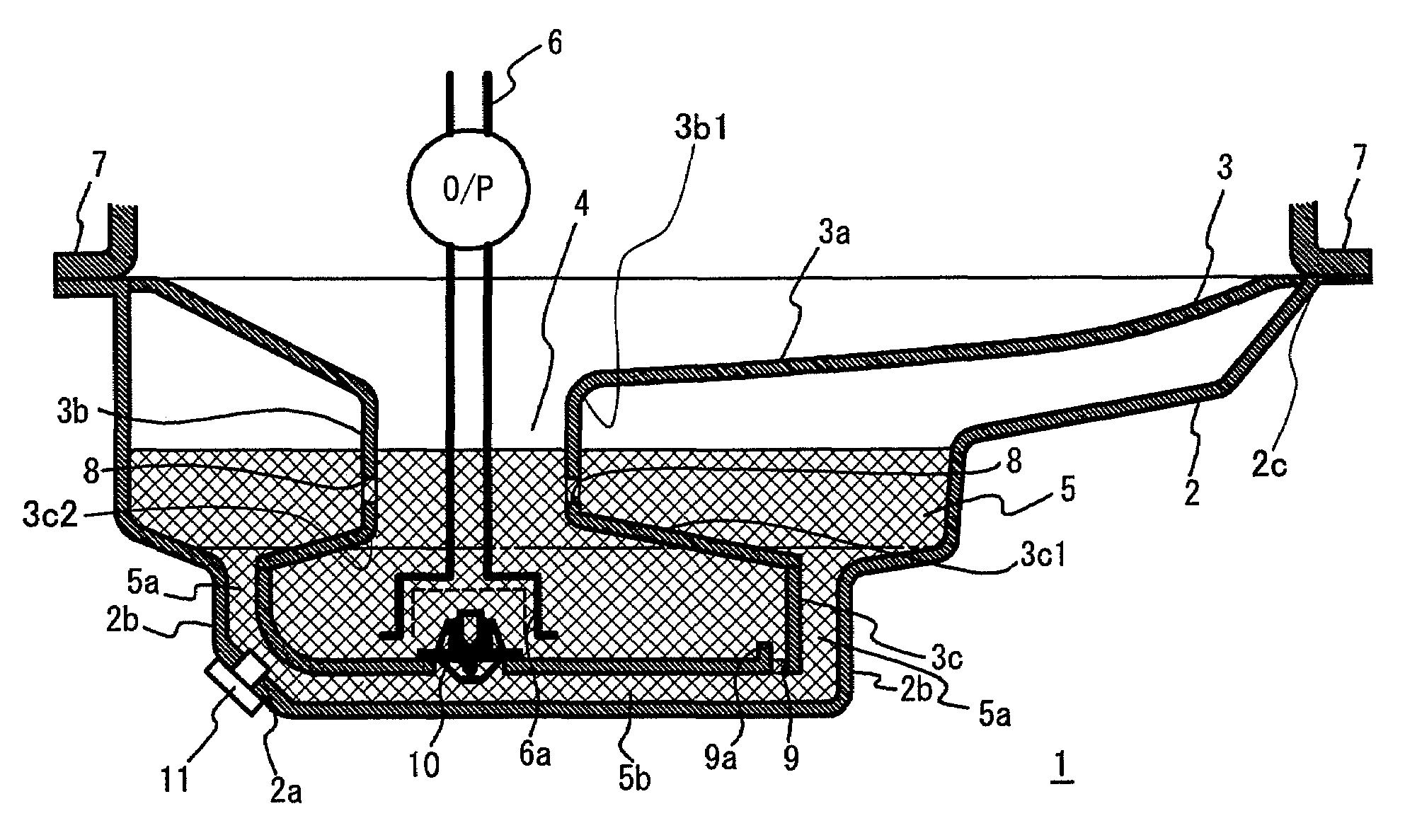 Dual-chamber type oil pan and engine equipped with same