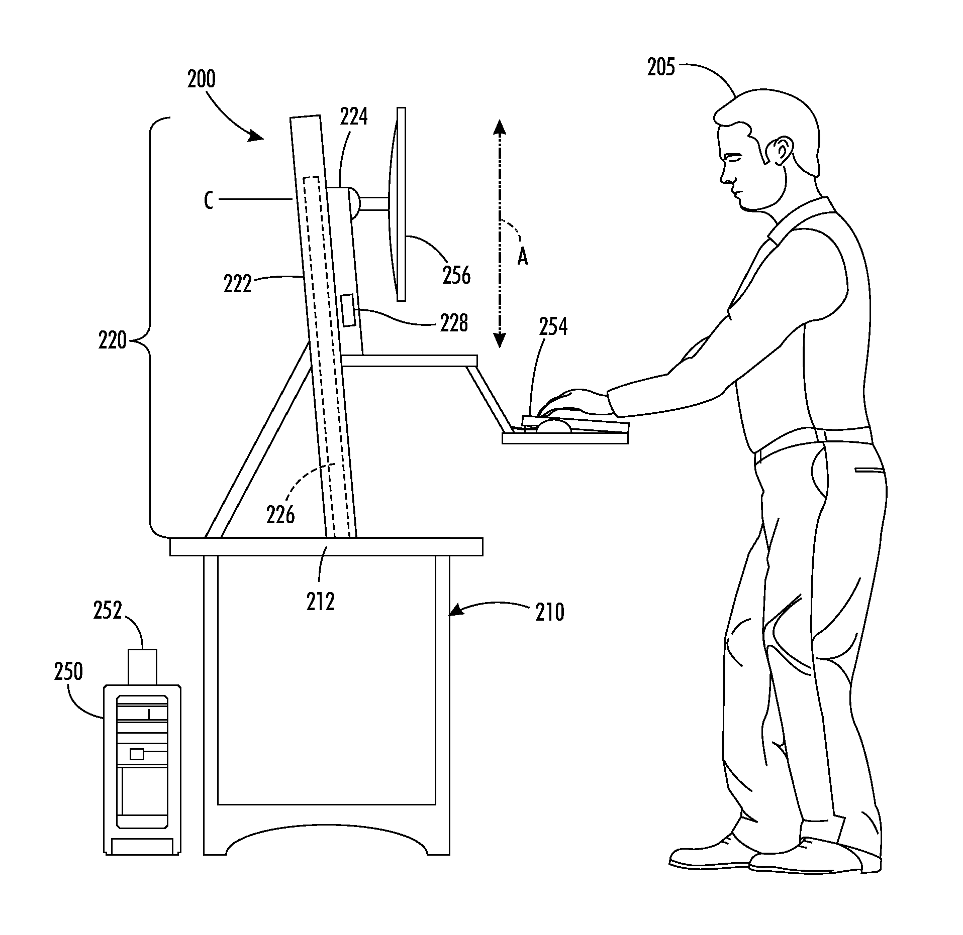 Systems and methods for implementing automated workstation elevation position tracking and control
