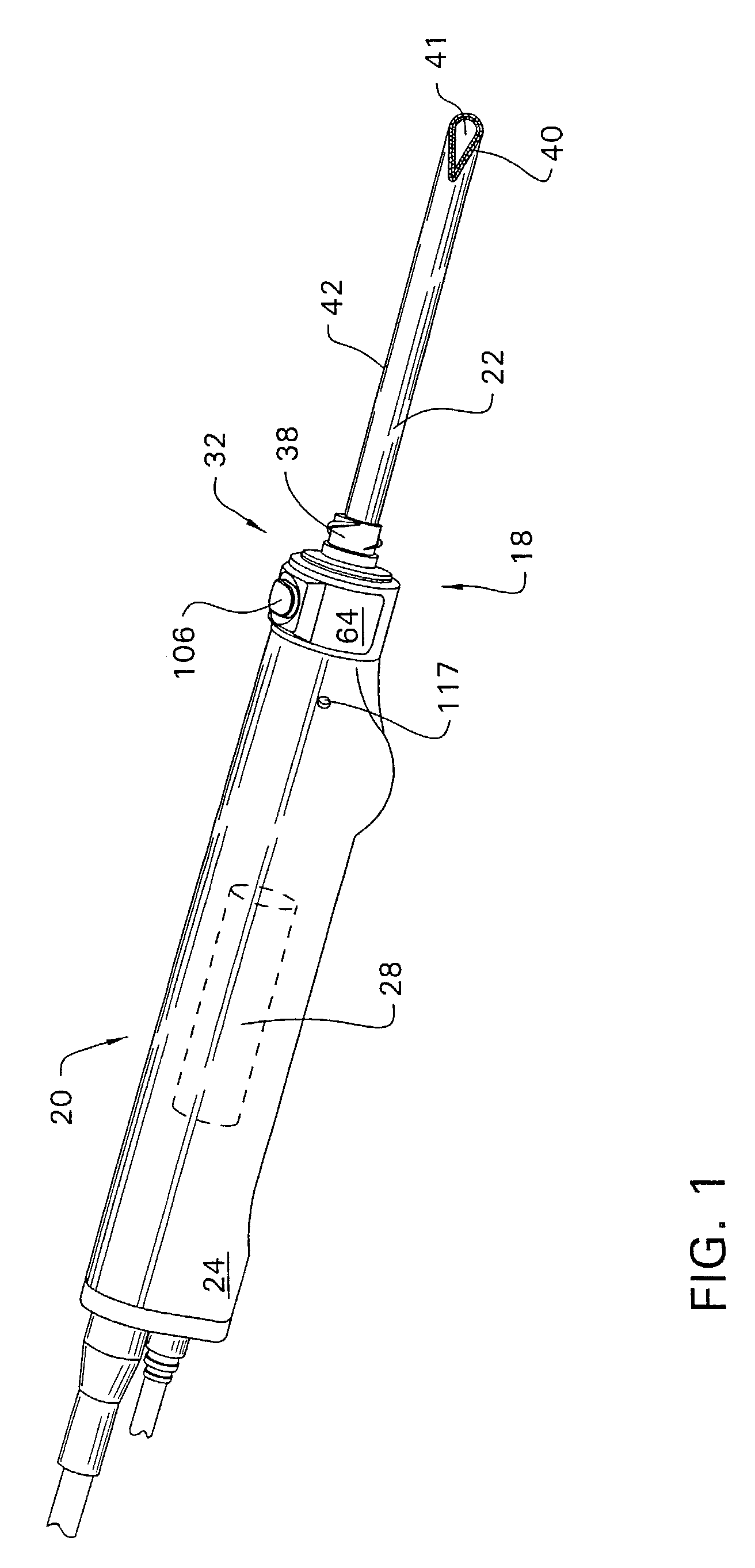 Surgical tool system with quick release coupling assembly
