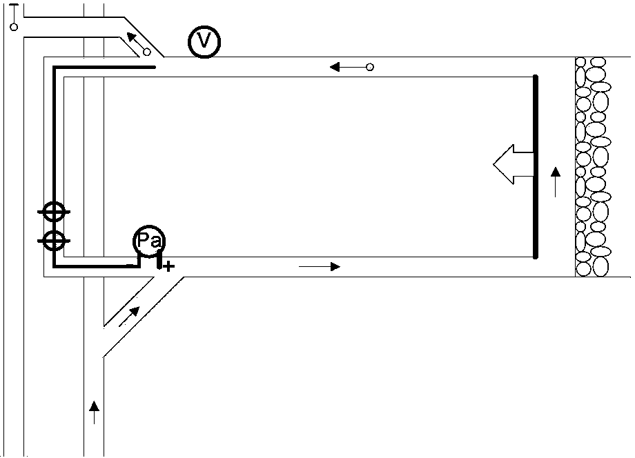 Early warning method and system for on-line monitoring and analysis of mine ventilation system