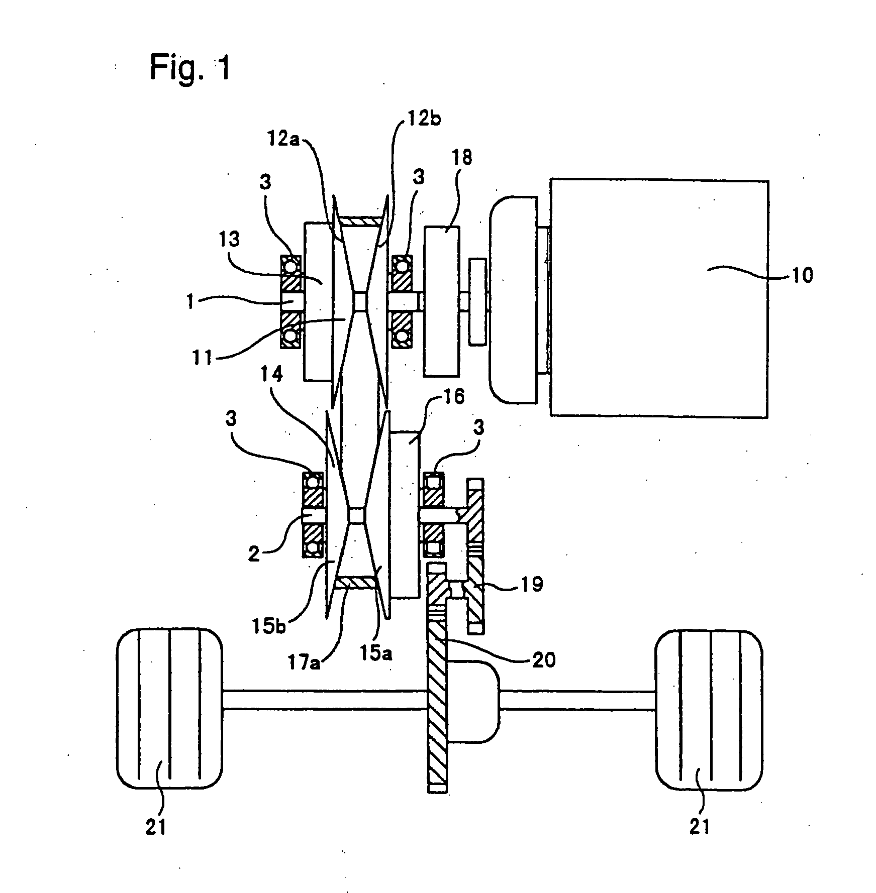 Rolling bearing for a belt-type continuously variable transmission