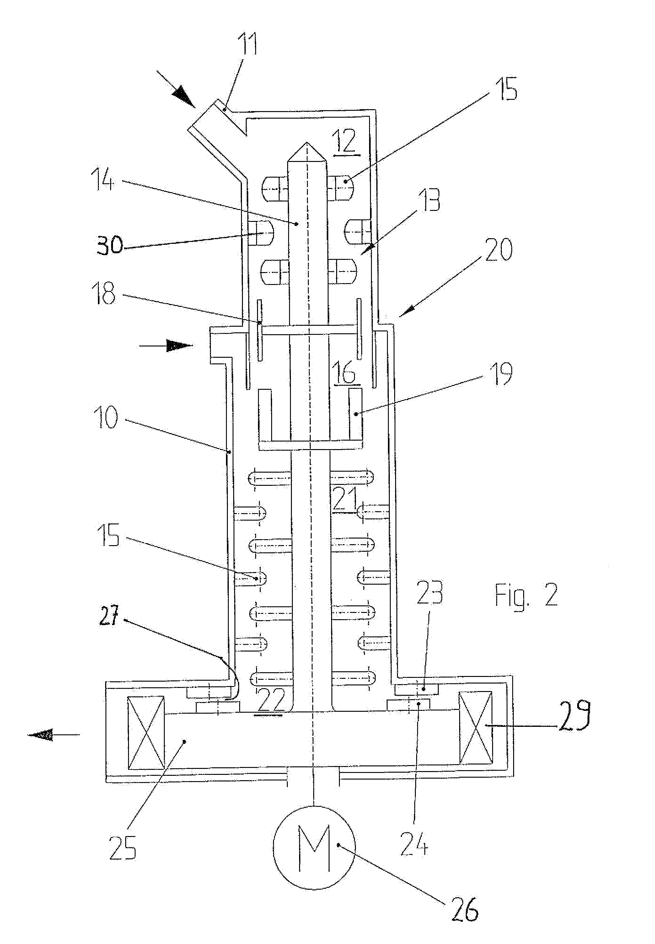 Method And Device For Recovering Ore