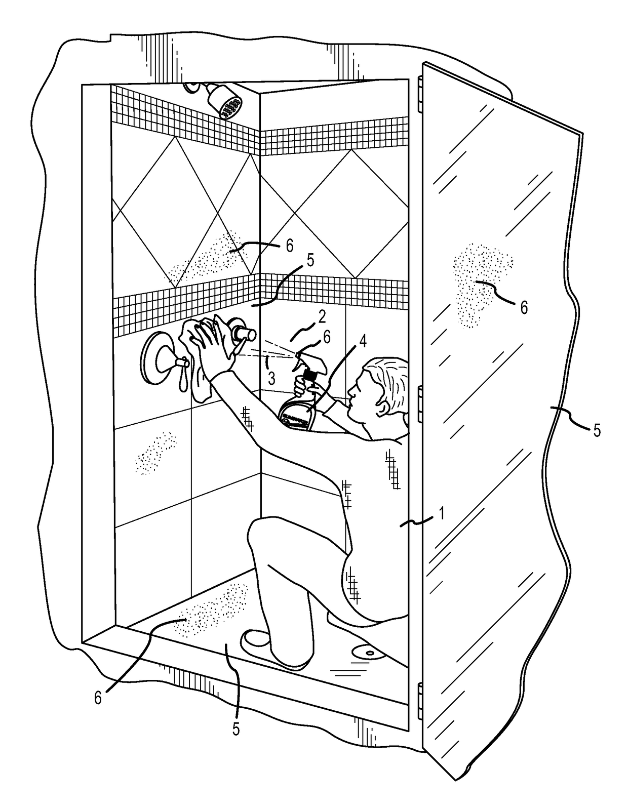 Composition and method for treating surfaces