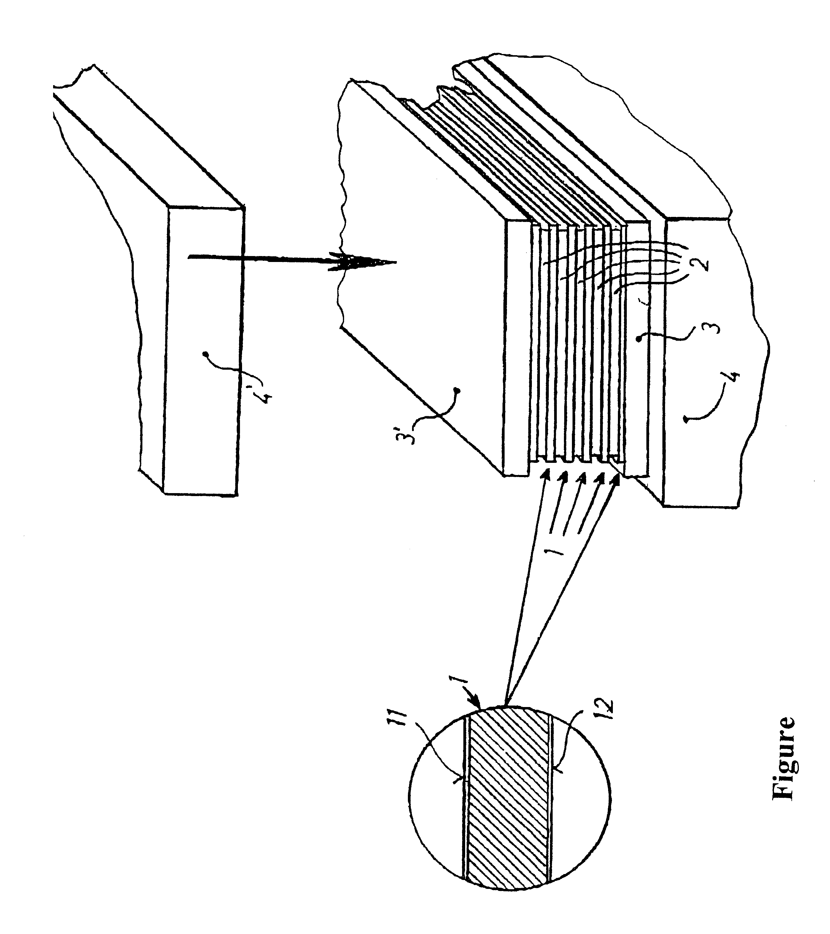 Plate-shaped compression mold, process for producing the same and process for making laminate therewith