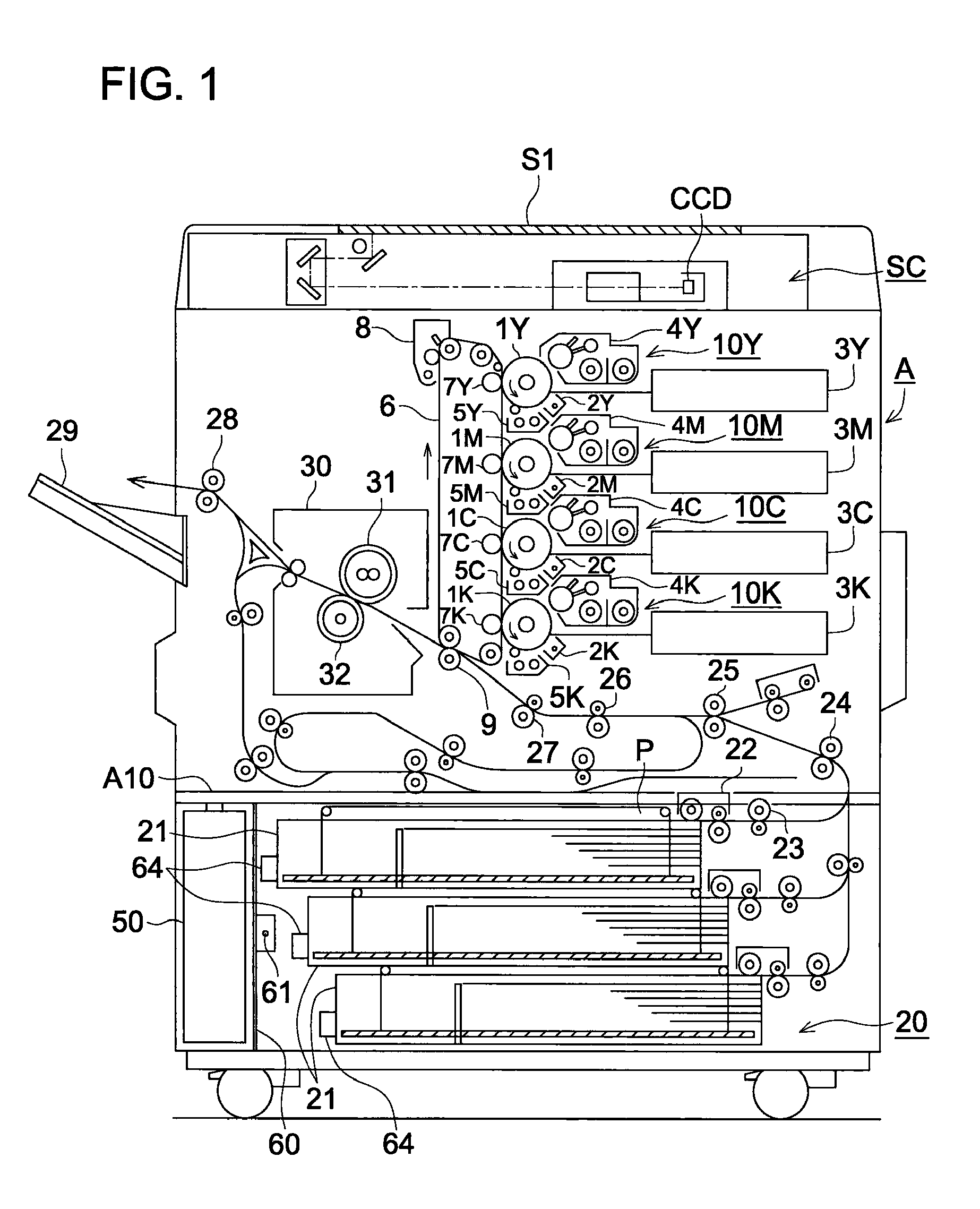 Image forming apparatus with dehumidifying heater