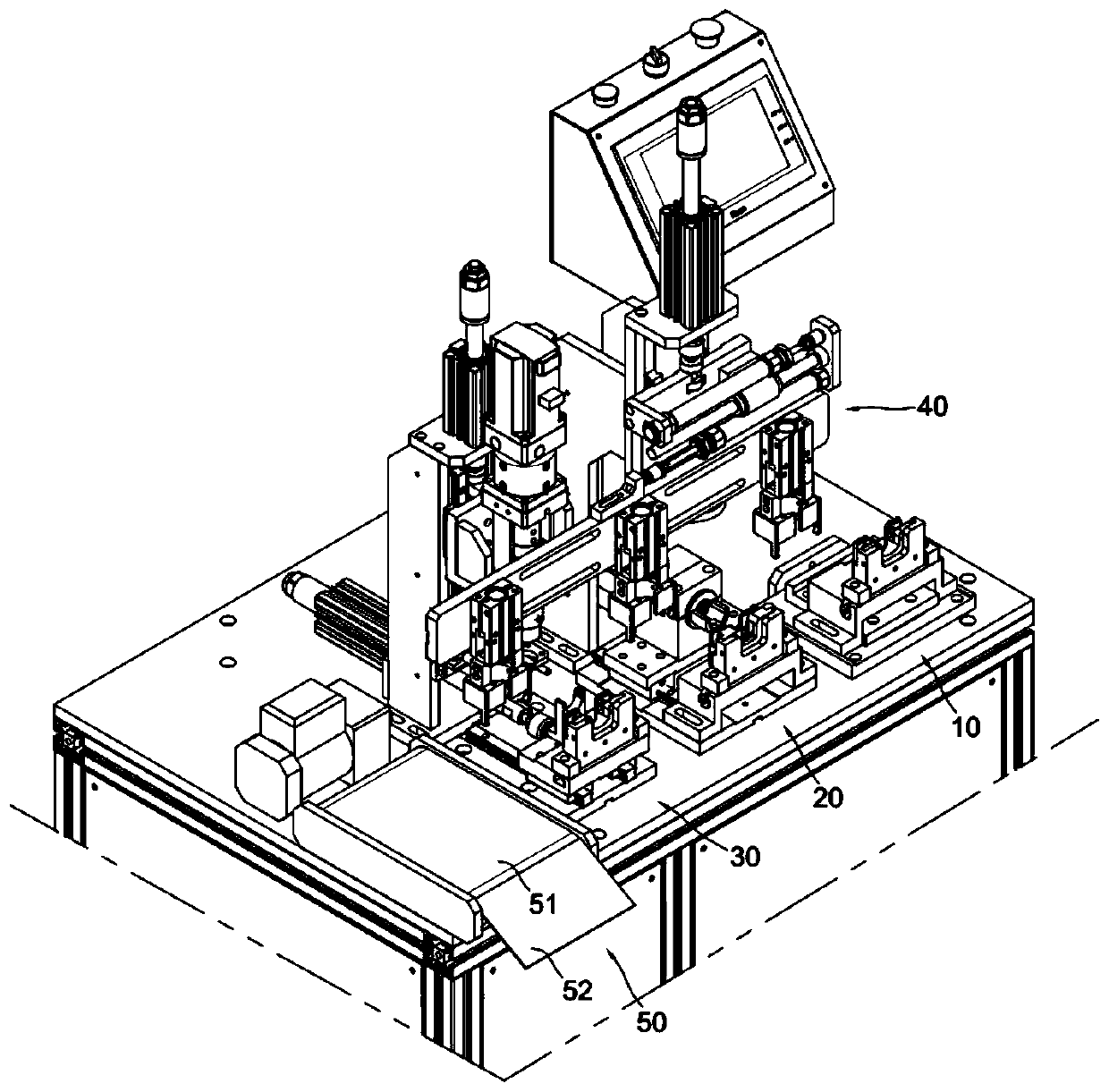 An automatic tightening device for stop valve nuts