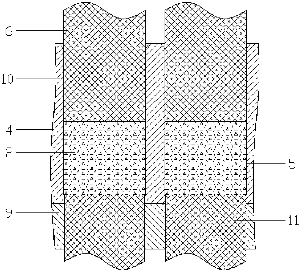 Special gunpowder block for graph-text firework lattice launcher and preparation method thereof