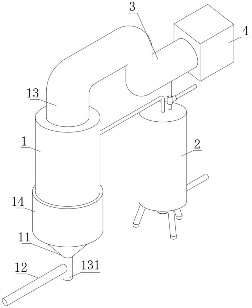 Combined type combined denitration equipment for sintering flue gas treatment and implementation method of combined type combined denitration equipment