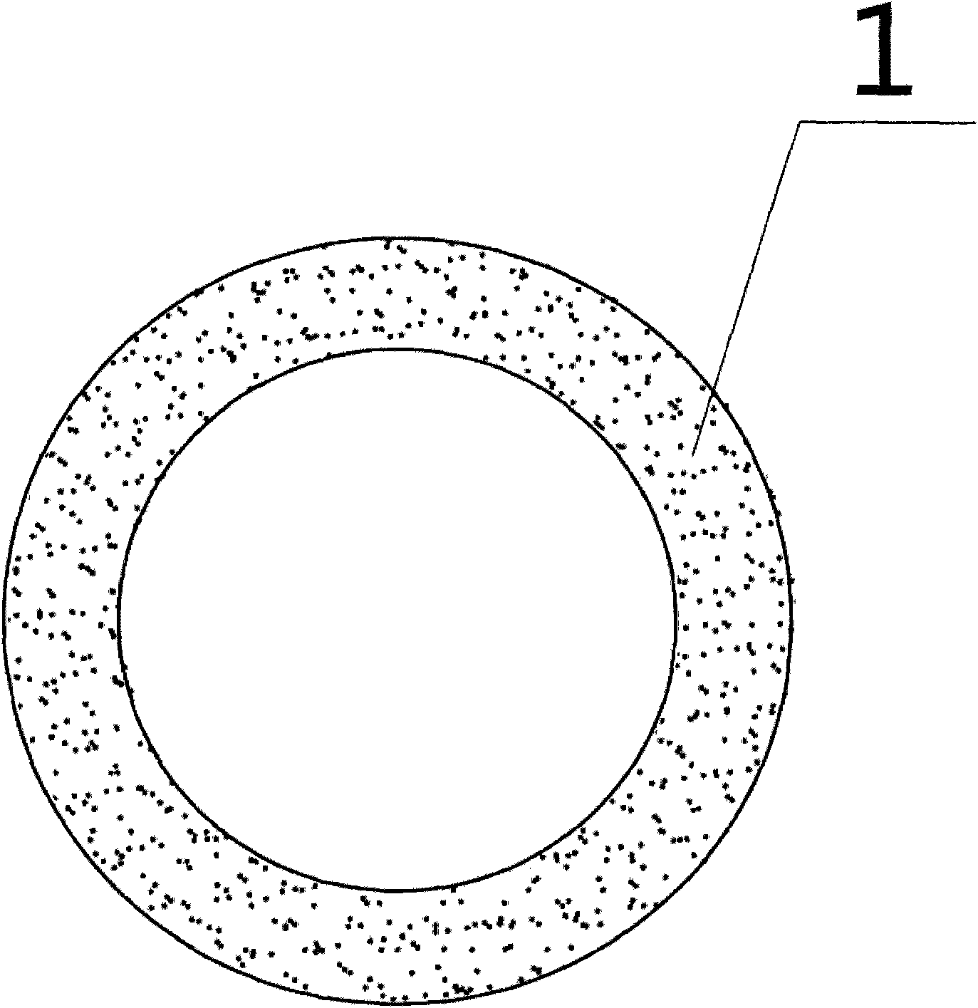 Micro infiltrating irrigation pipeline and preparation method thereof