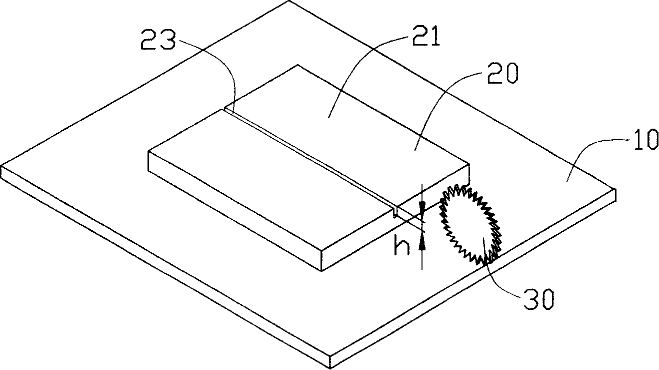 Cutting method of optical element