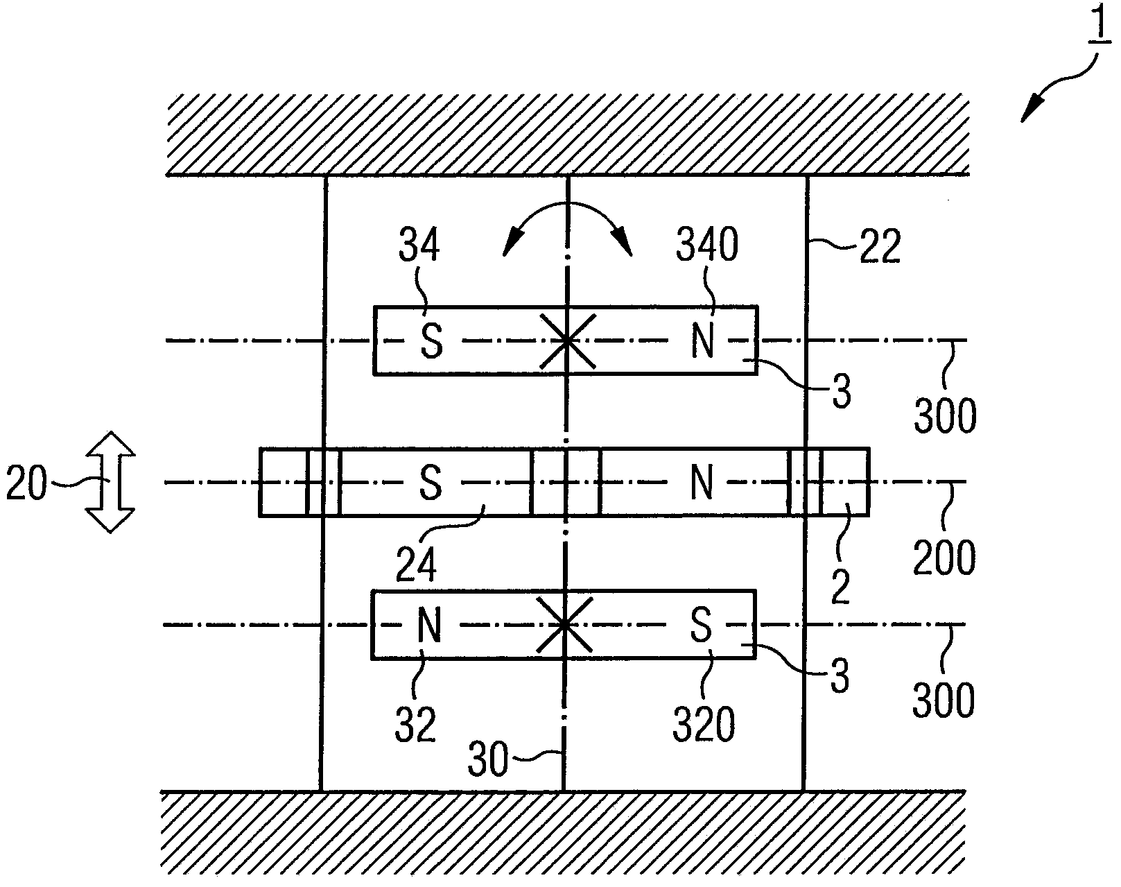 Drive device for a valve of a beverage filling system