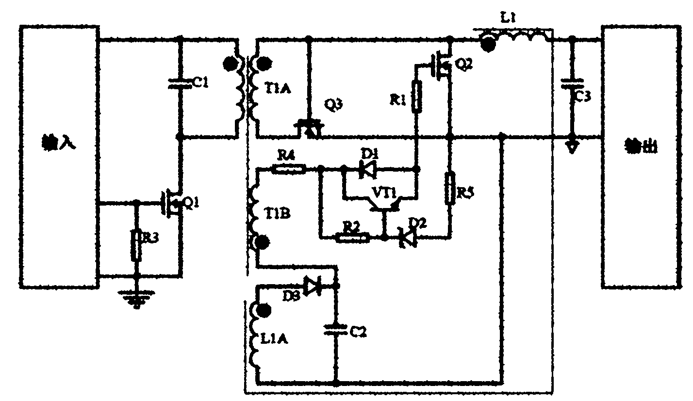 Forward topology synchronous rectification driver circuit