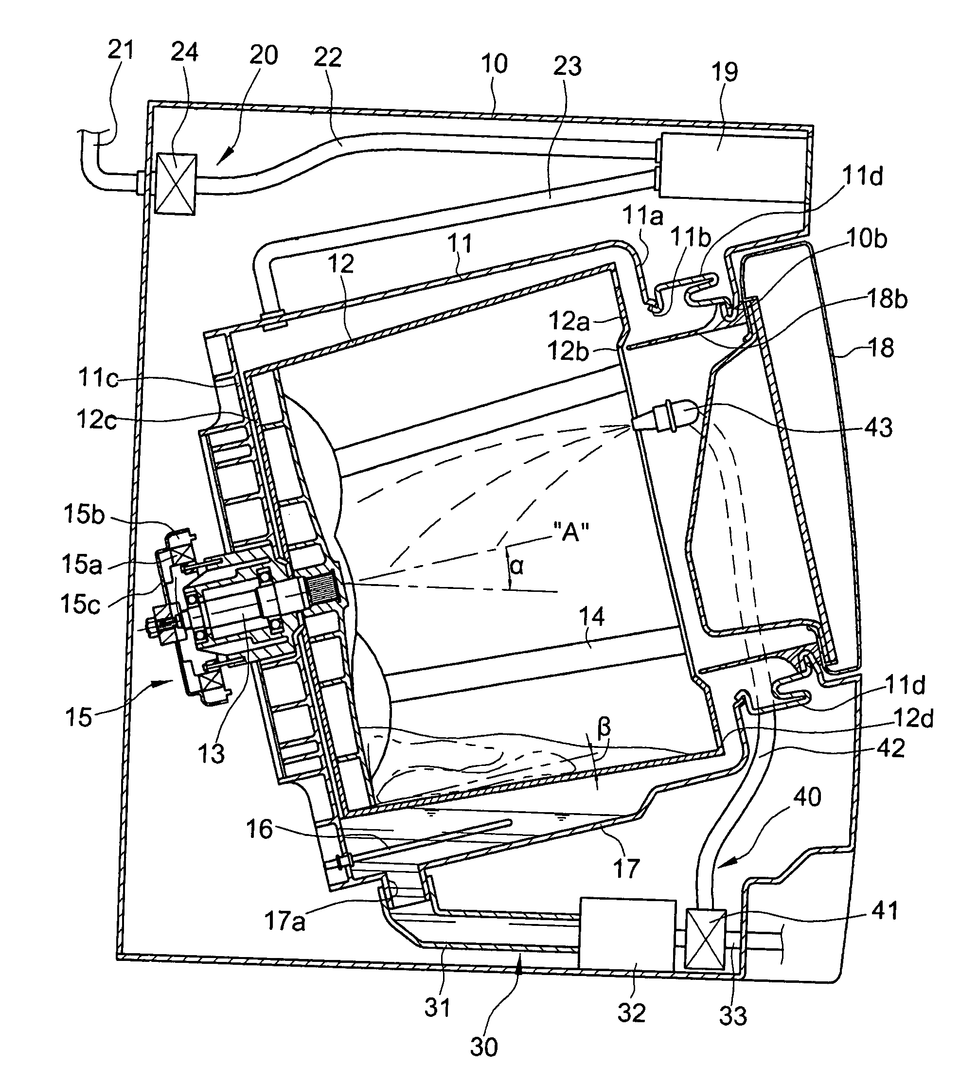 Washing machine and water level control method thereof