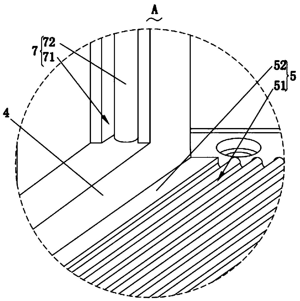 An aluminum profile spraying system