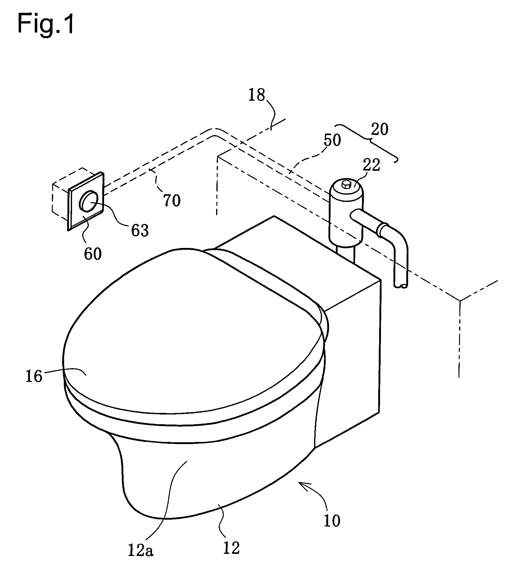 Flush valve device of flush toilet