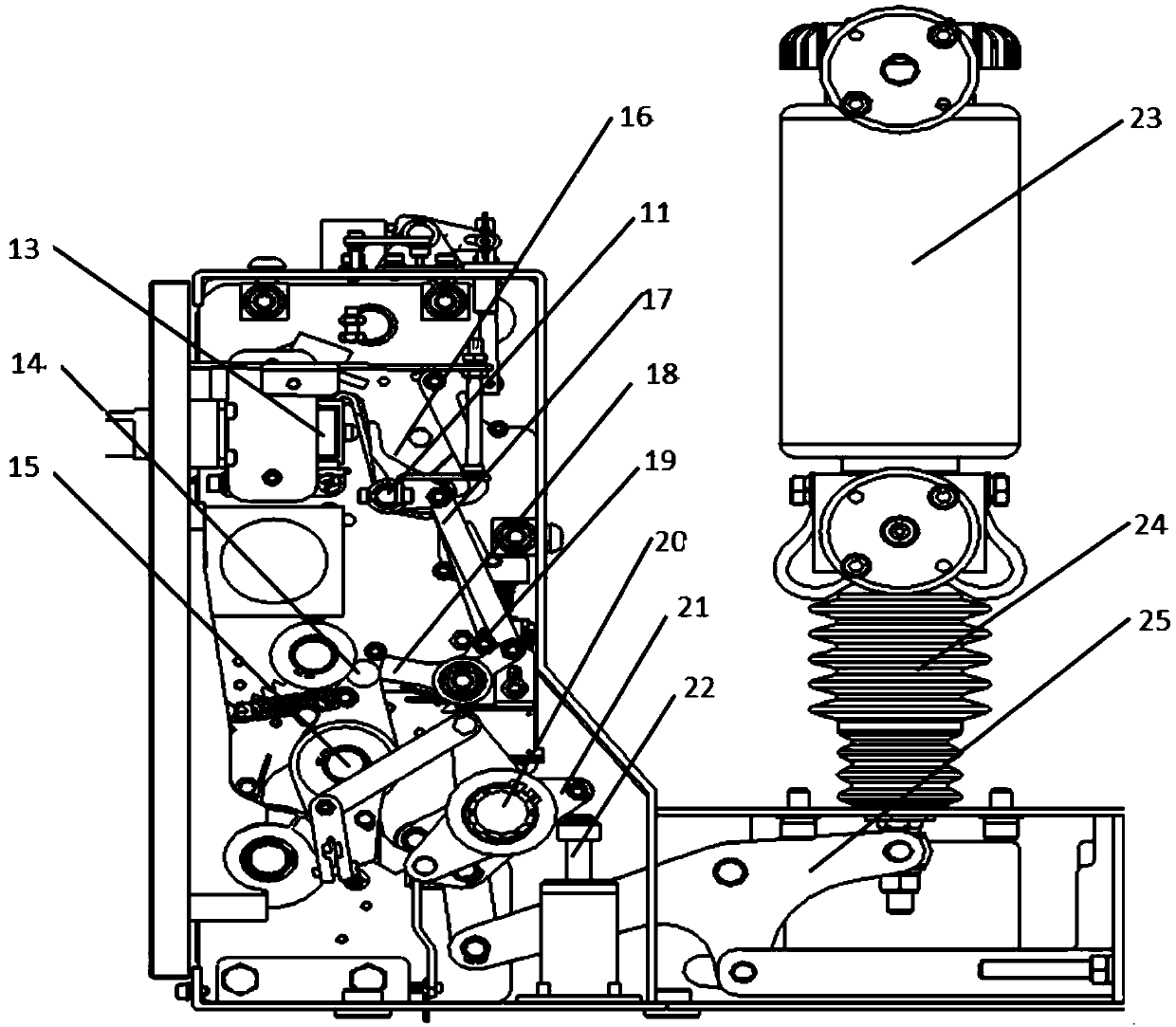 Interlocking device of circuit breaker