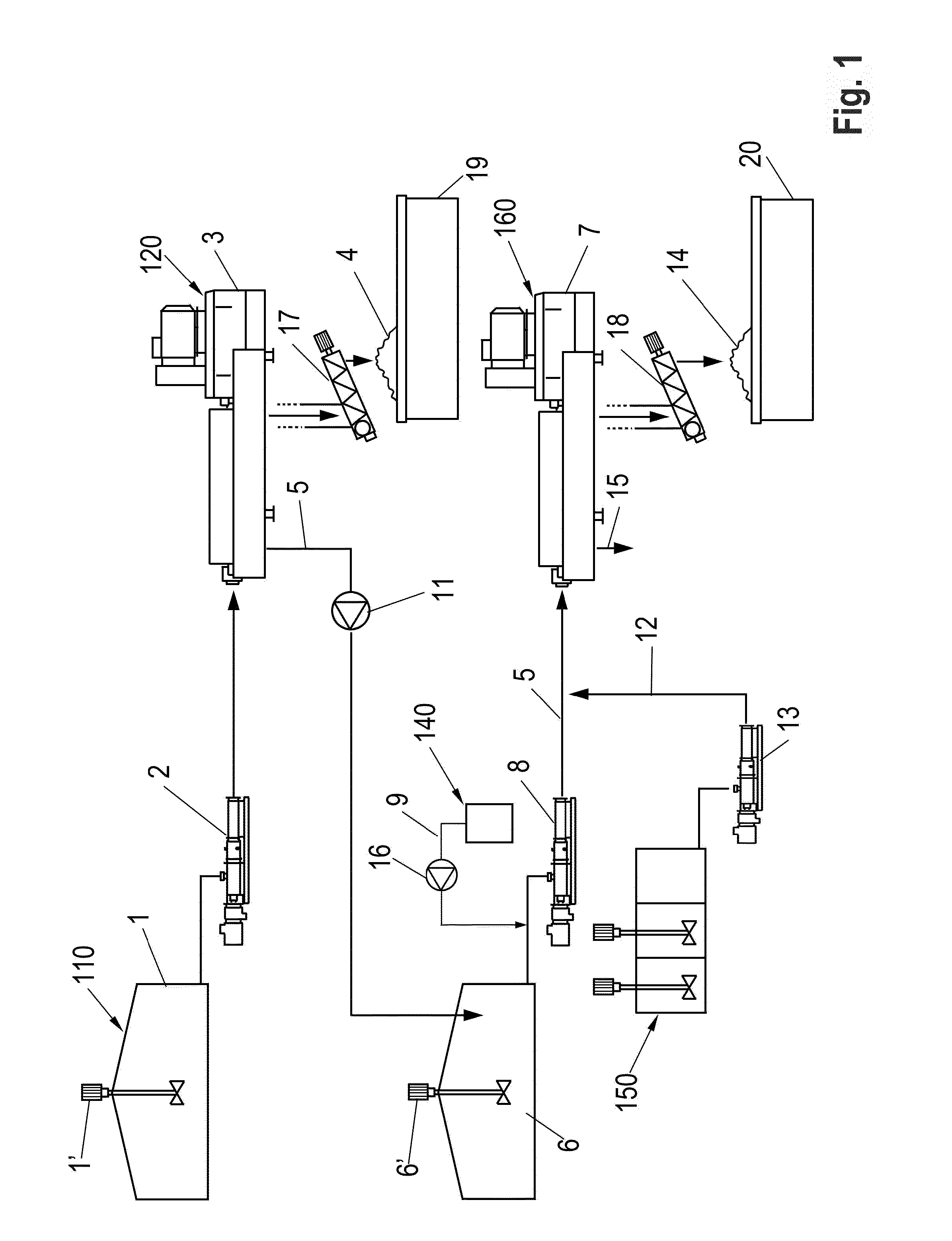 Method and Installation for Processing Raw Liquid Manure and/or Fermentation Residues from Biogas Production