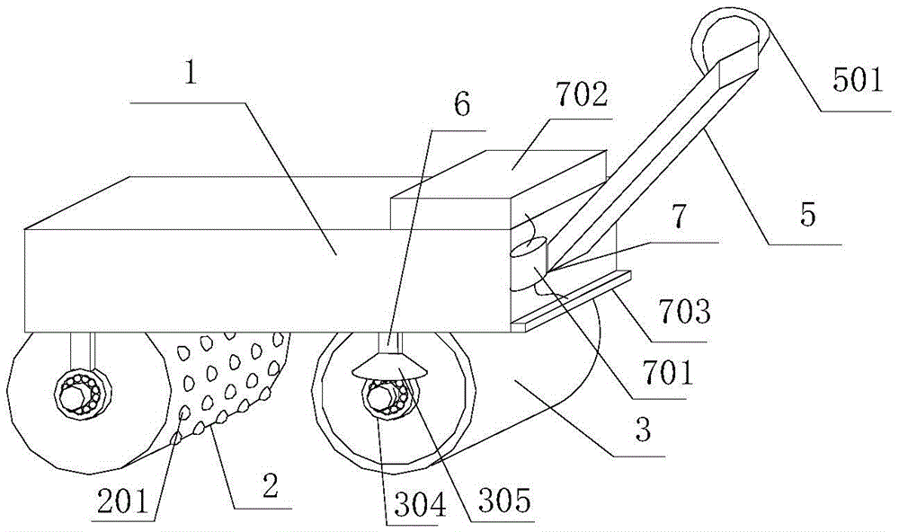 Dust-removing type road roller for construction engineering