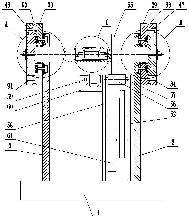 Yarn drafting and mixing device