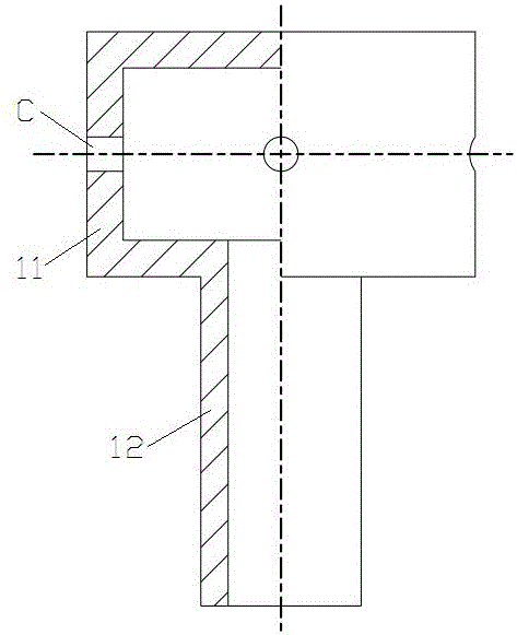 A soot blowing method and device for flushing the secondary air chamber of a boiler