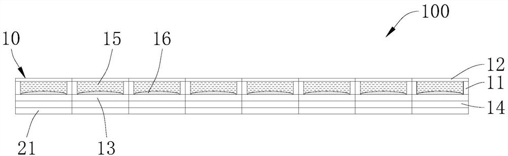 Display screen, under-screen camera device and mobile terminal