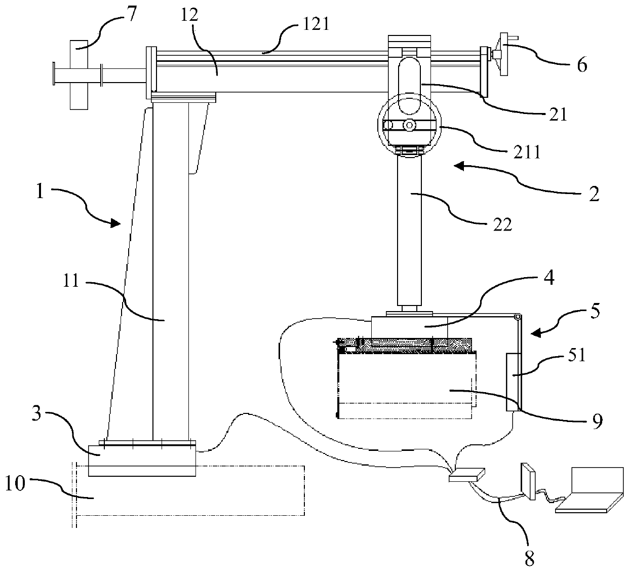 Mounting tool and mounting method of ship shafting case butt coupling