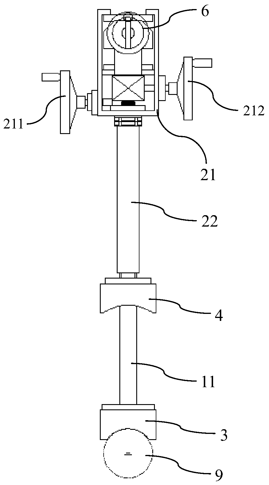 Mounting tool and mounting method of ship shafting case butt coupling