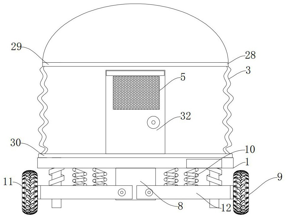 A light-weight partial follow-up safety and life-saving protection device for ore mining in the mountain