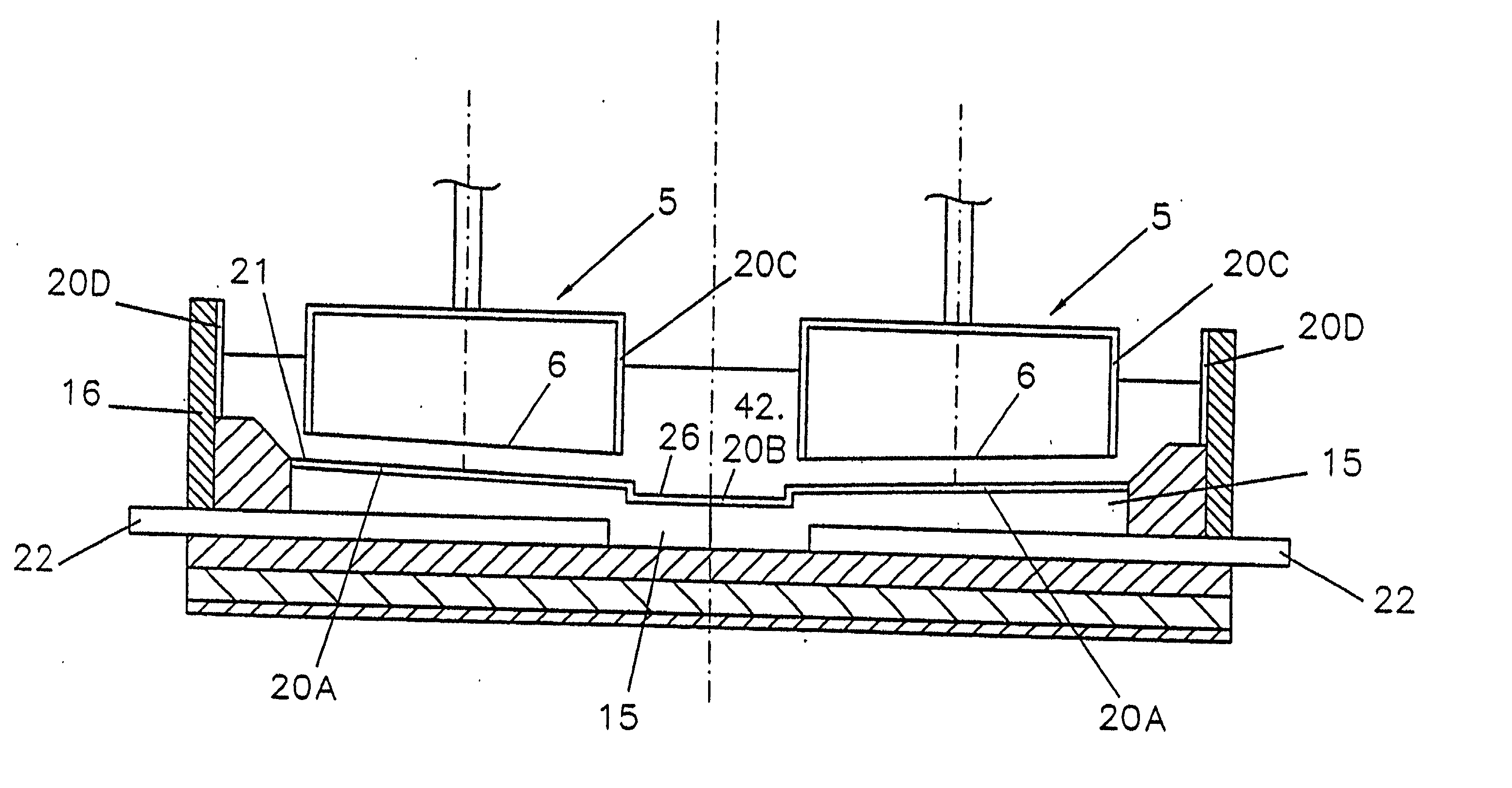 Dense refractory material for use at high temperatures