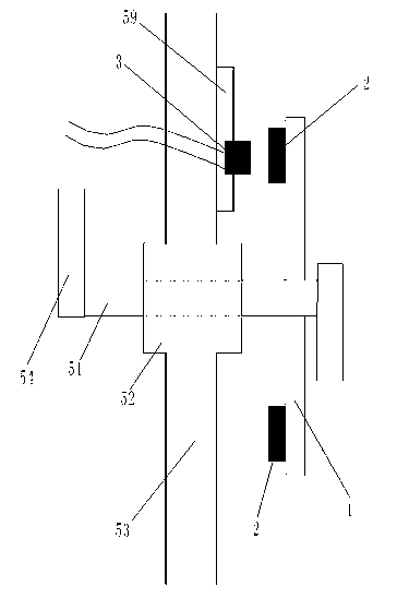 Booster bicycle provided with magnetic flux sensor with multiple magnetic blocks arranged on keyboard