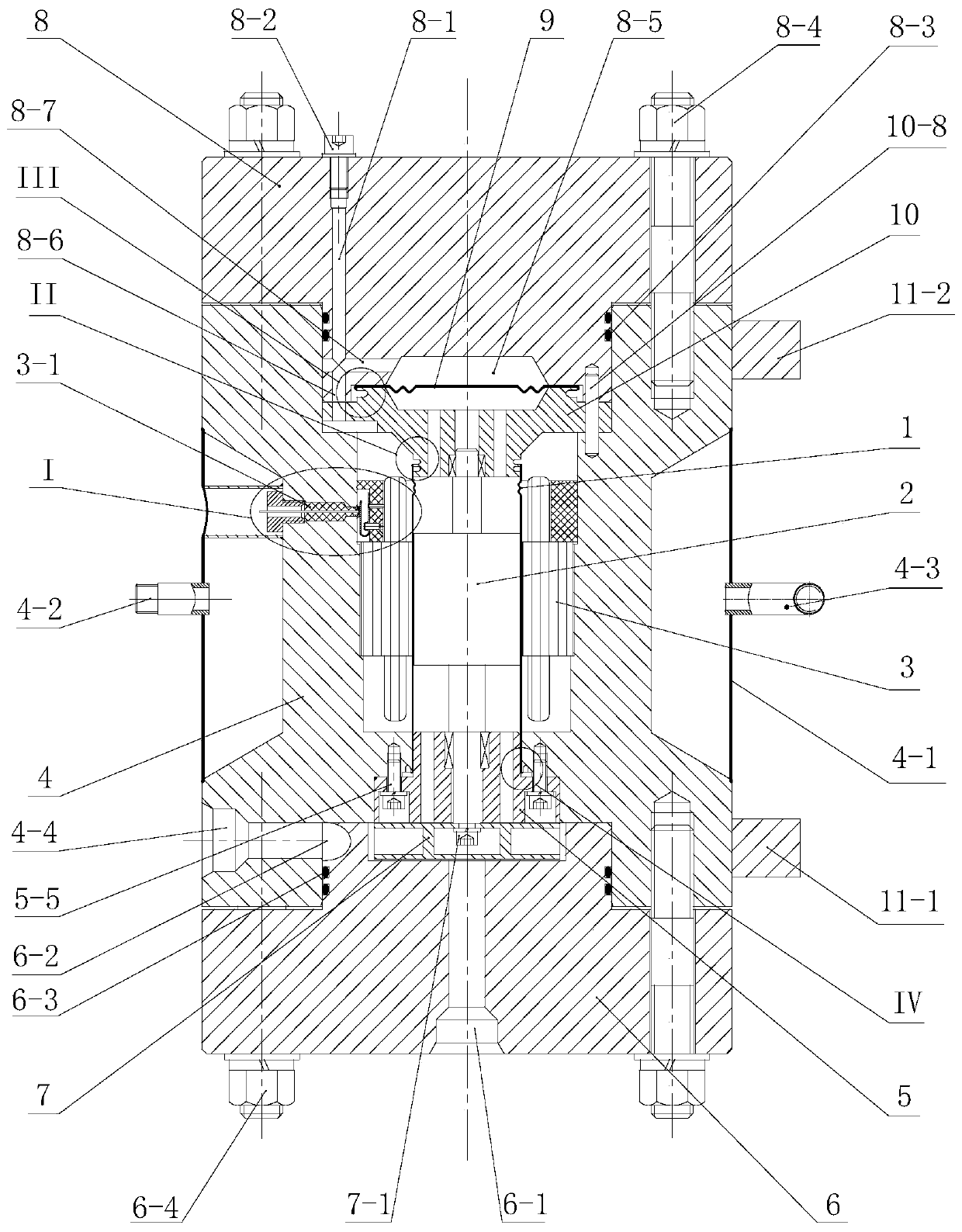 A high-pressure or ultra-high-pressure canned pump