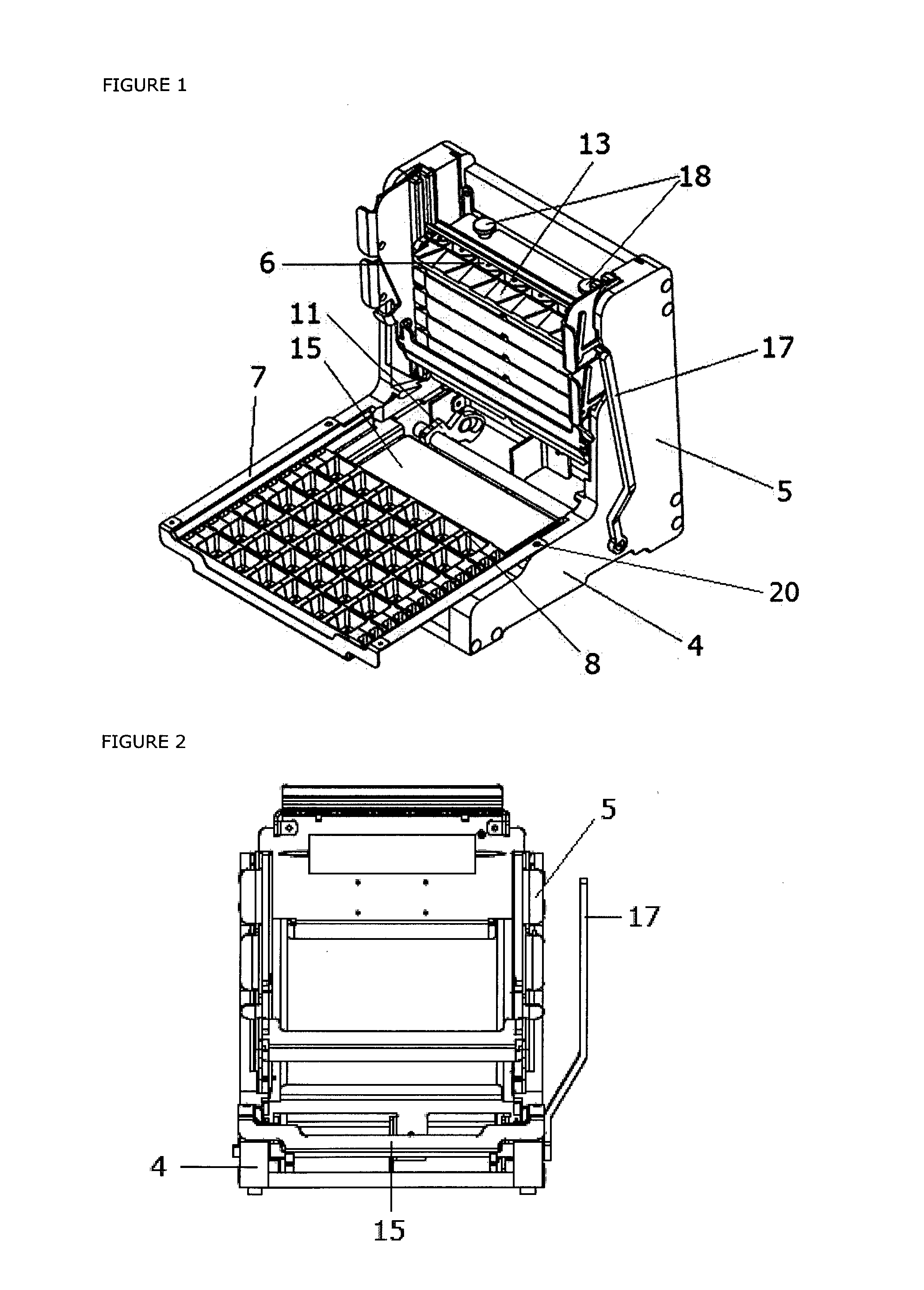 Device and method for composing satays