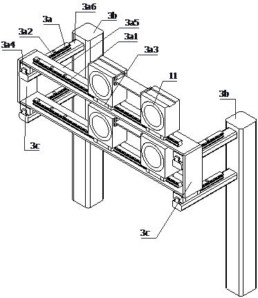 Convenient-to-disassemble roller clamping connection device for rolling mill