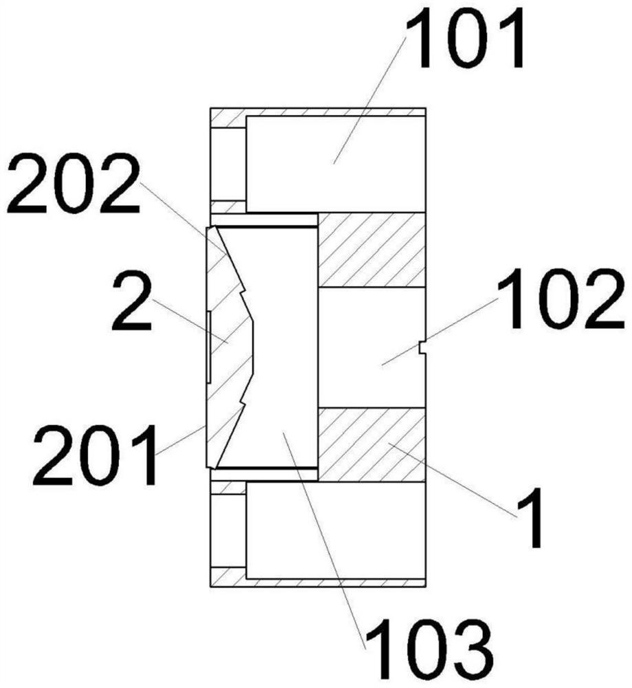 Method for measuring stress of in-service oil and gas pipeline by using bidirectional ultrasonic probe