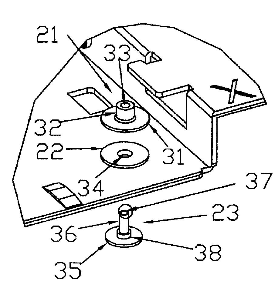 Locking member for an optical disk drive