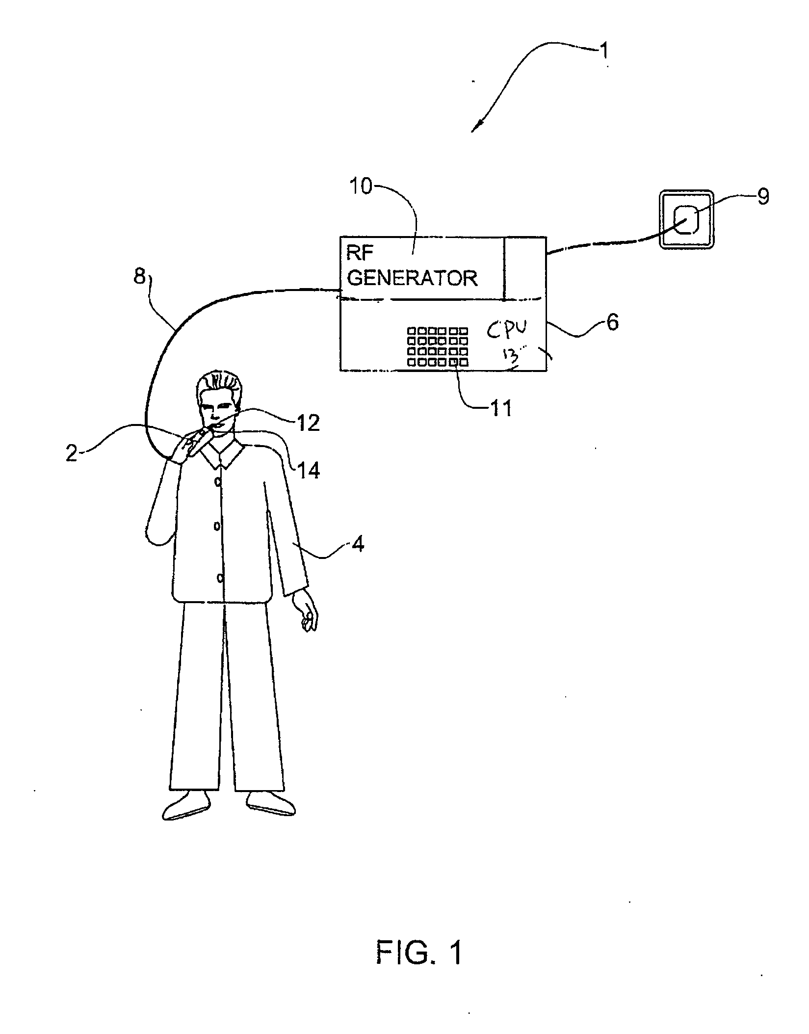 Device and method for treating skin with temperature control
