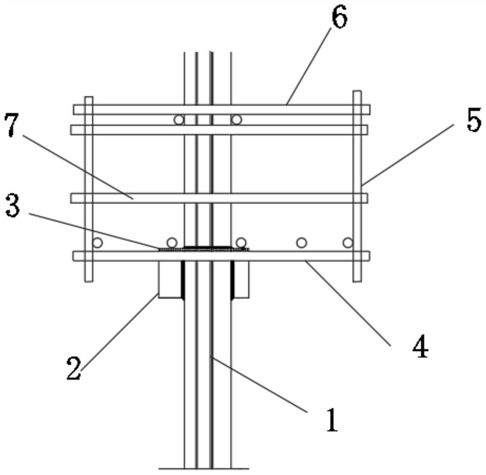 Structure for air safety operation and construction method thereof