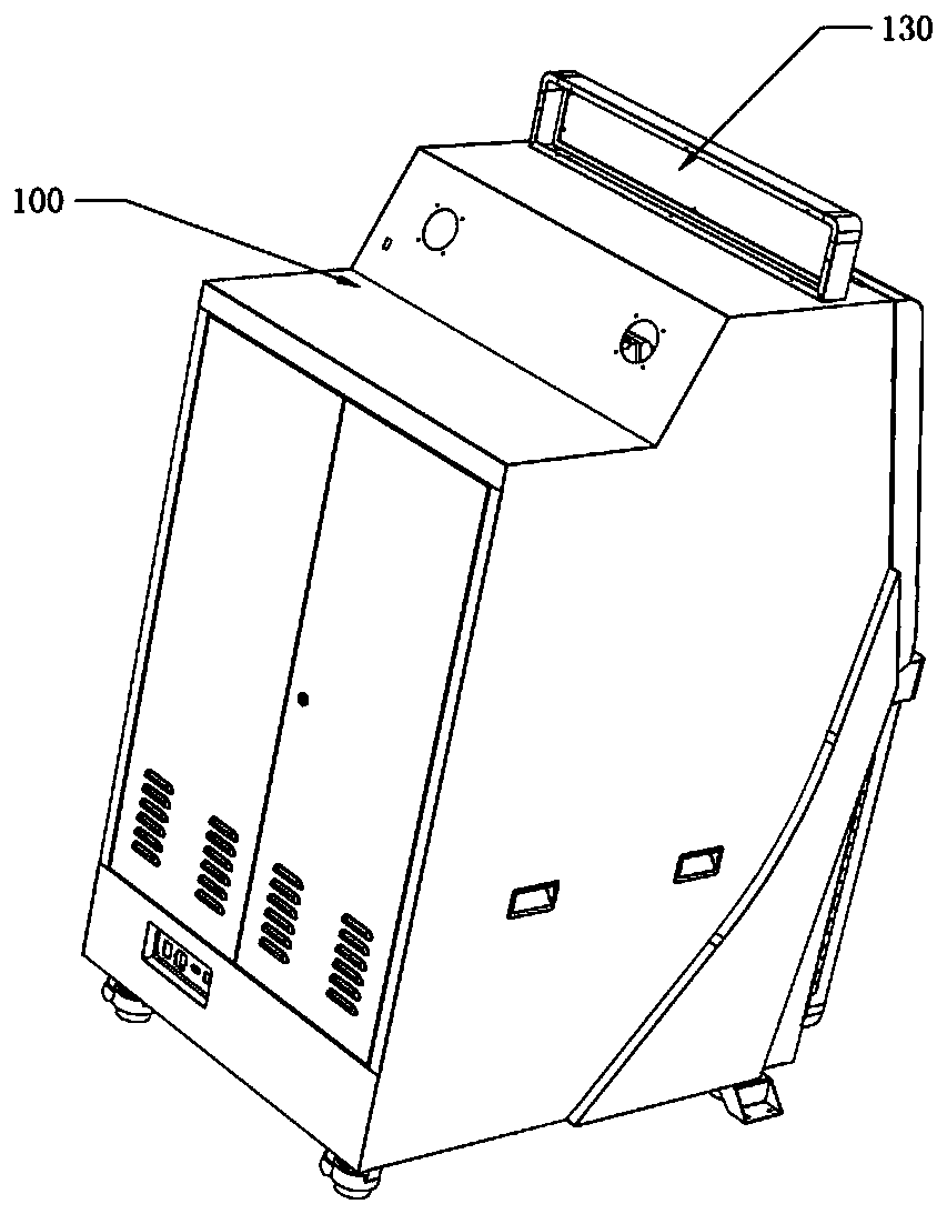 Reversing module and driving license self-service issue machine comprising reversing module