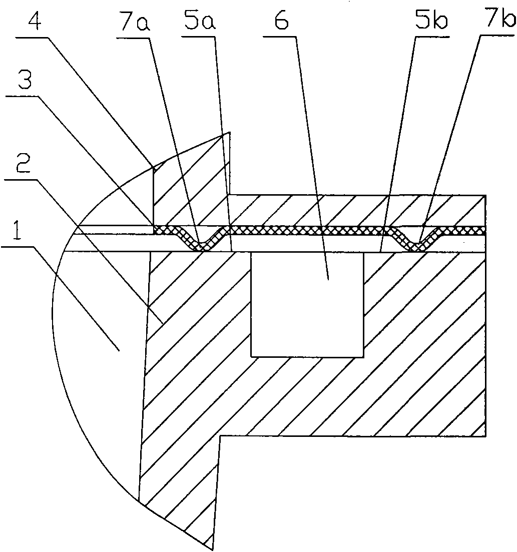 Crankcase assembling surface seal structure