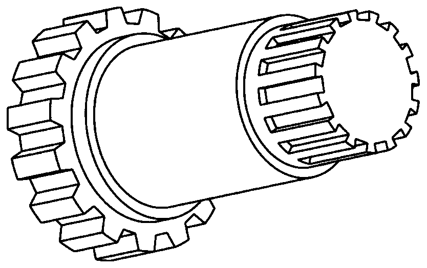 Novel three-brake shoe drum brake mechanism
