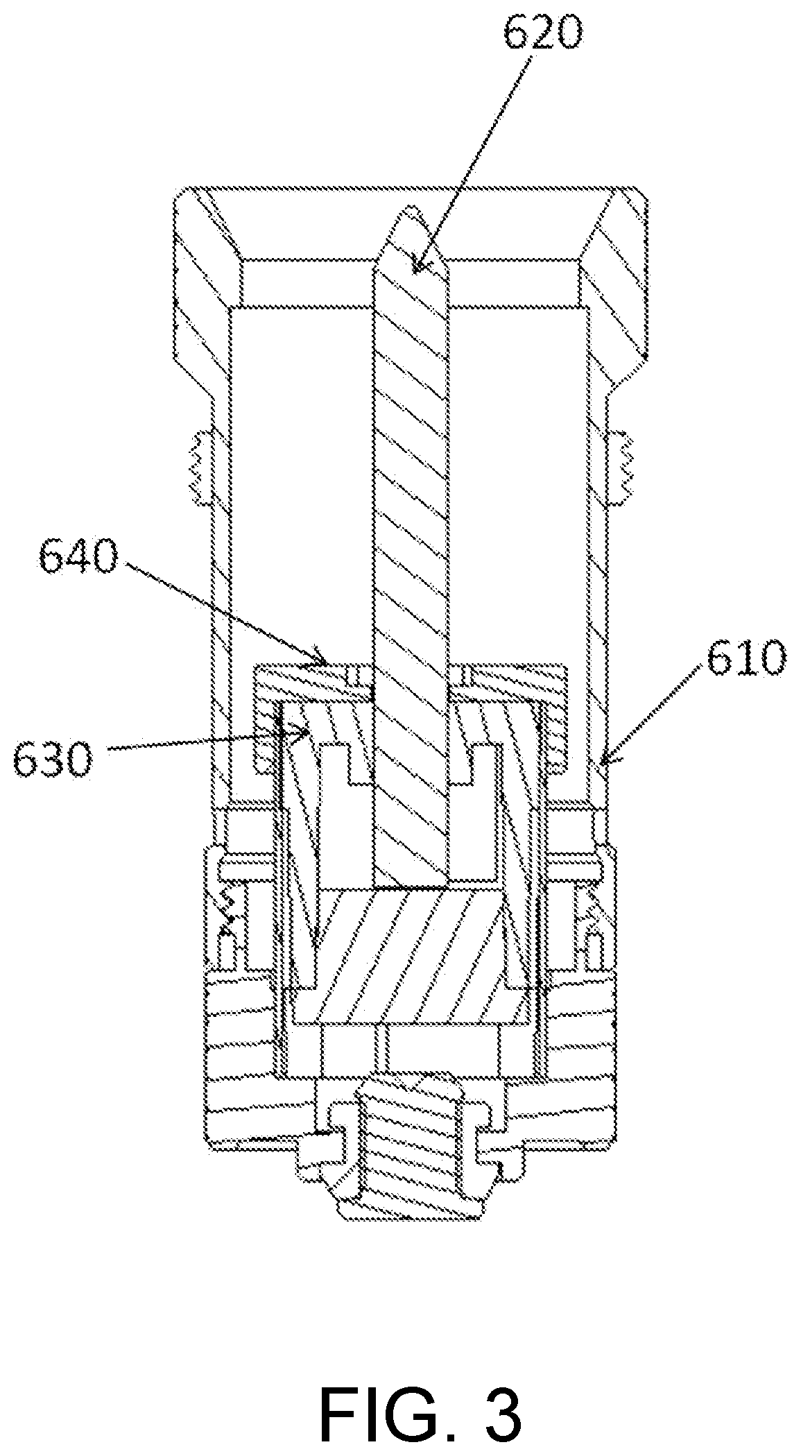 Electric heating device having air channel