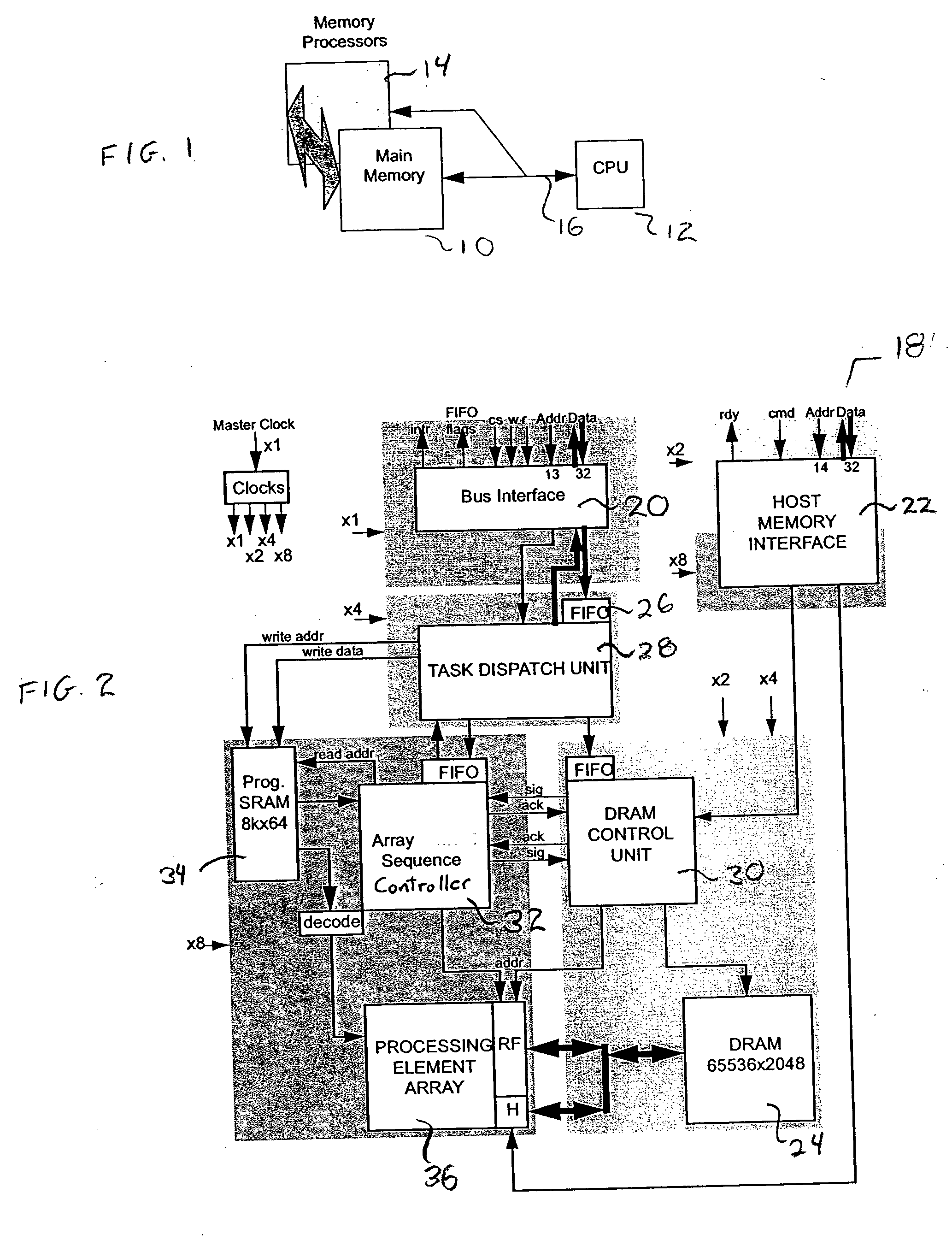 Method for manipulating data in a group of processing elements