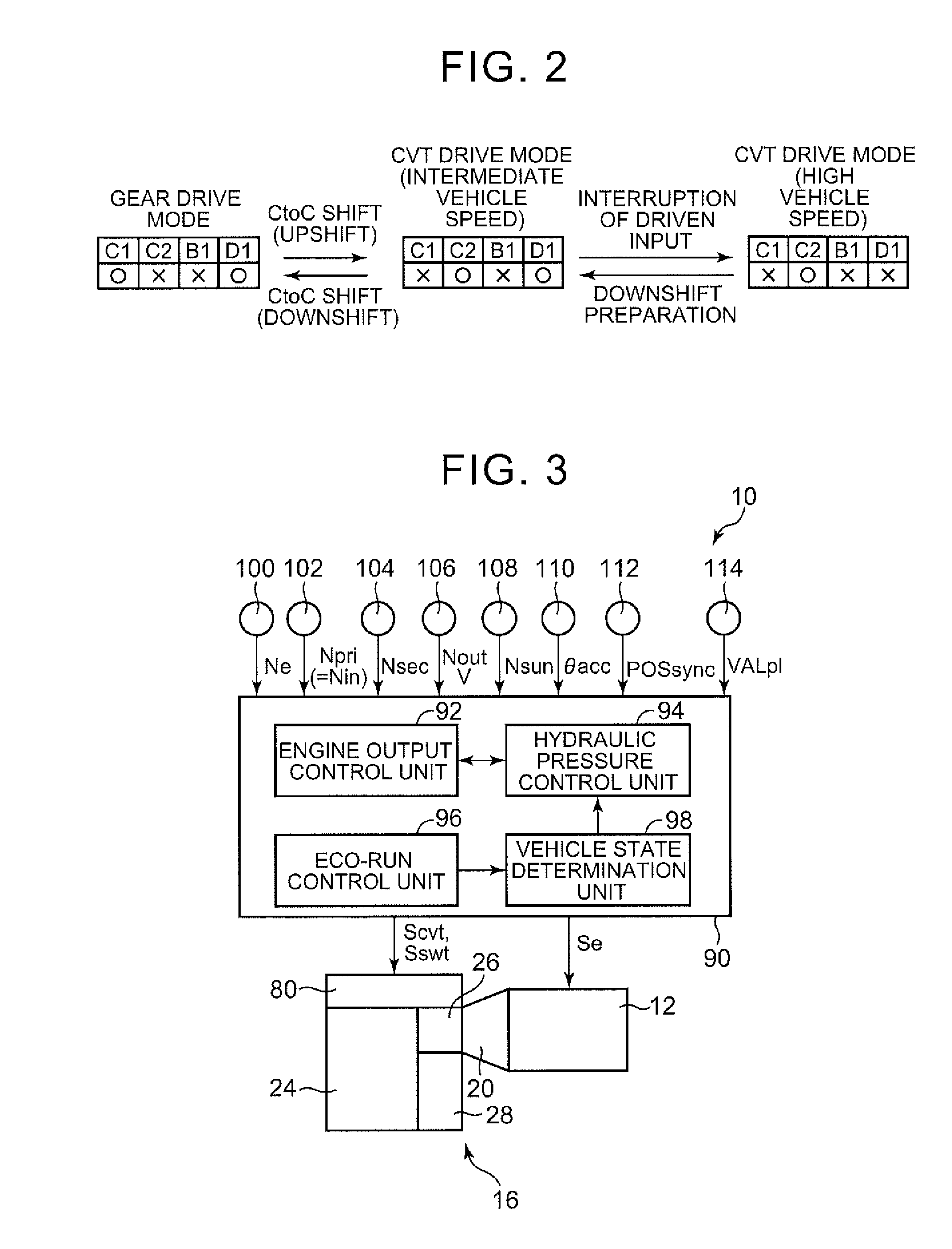 Control apparatus for power transmission system