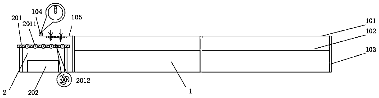 Semi-automatic harvesting and producing line for soilless cultivated vegetables