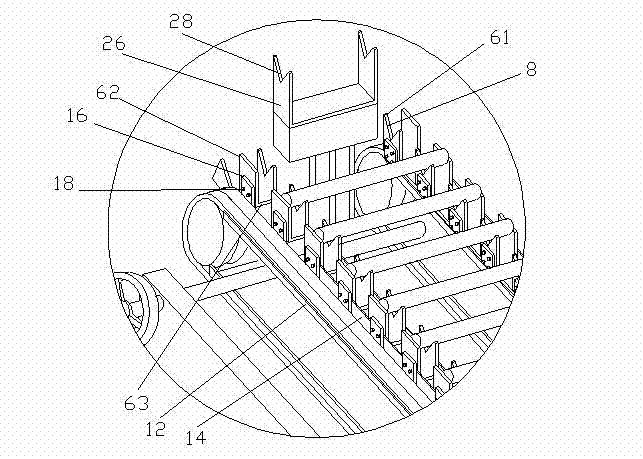 Bar material conveying device