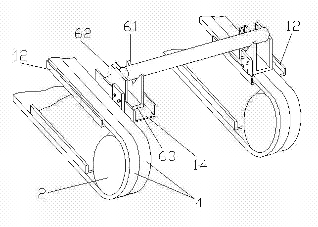 Bar material conveying device