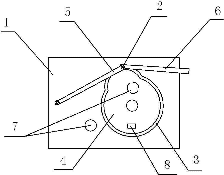 Slotted cam conveying mechanism