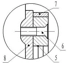 Negative pressure fan transmission device