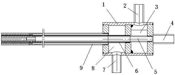 Side-blowing spray gun for melting furnace and application method thereof